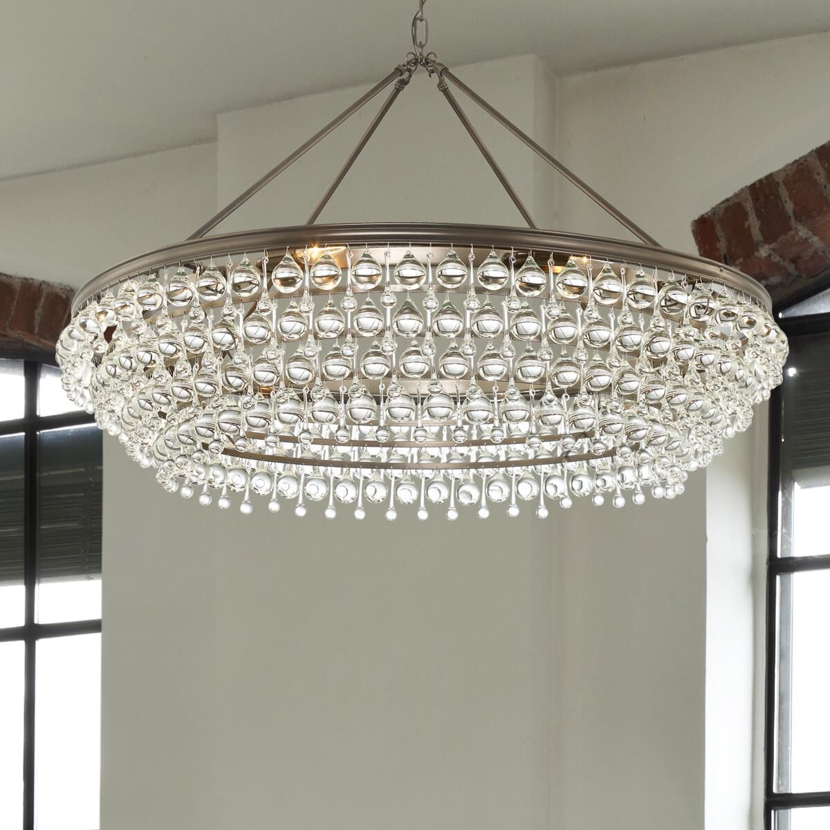 Crystorama Calypso 40 Inch 8 Light Chandelier Cp42478