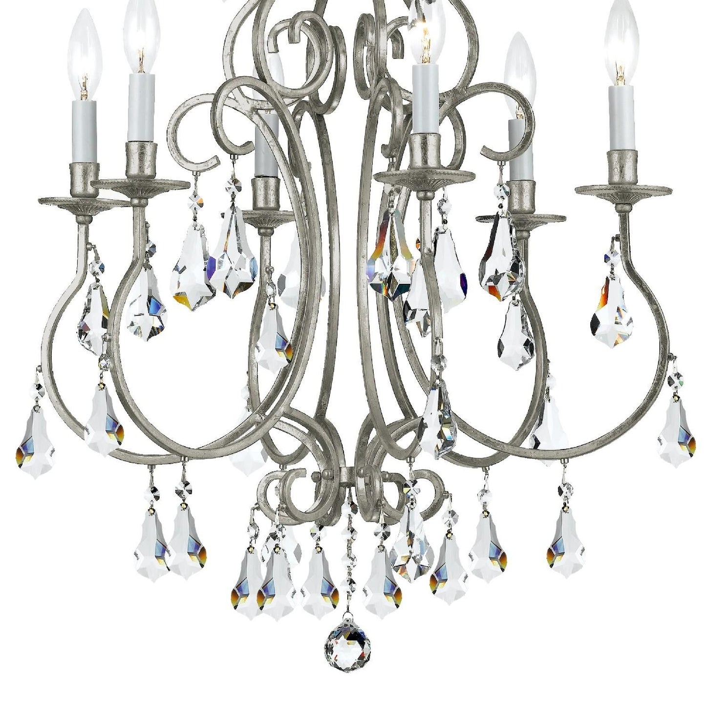 Crystorama Ashton 21 Inch 6 Light Mini Chandelier Cp724795