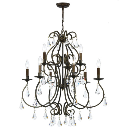 Crystorama Ashton 25 Inch 9 Light Chandelier Cp724771