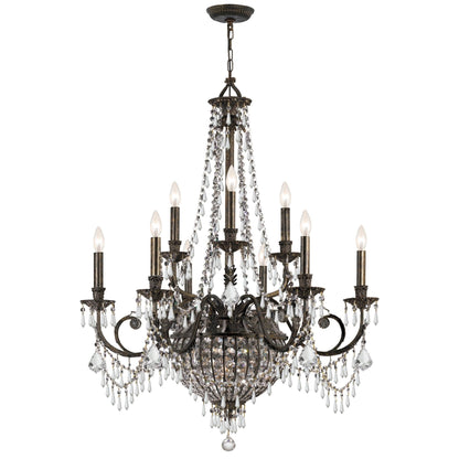 Crystorama Vanderbilt 34 Inch 12 Light Chandelier Cp77638