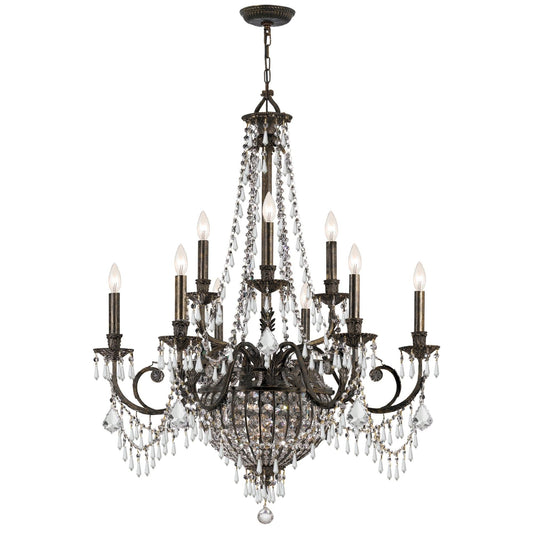 Crystorama Vanderbilt 34 Inch 12 Light Chandelier Cp77638