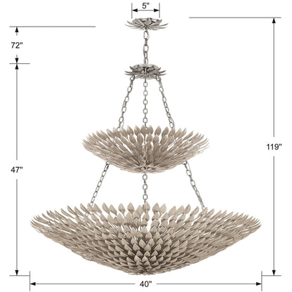 Crystorama Broche 40 Inch 18 Light Chandelier Cp83496