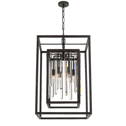 Crystorama Hollis 21 Inch 6 Light Mini Chandelier Cp106834