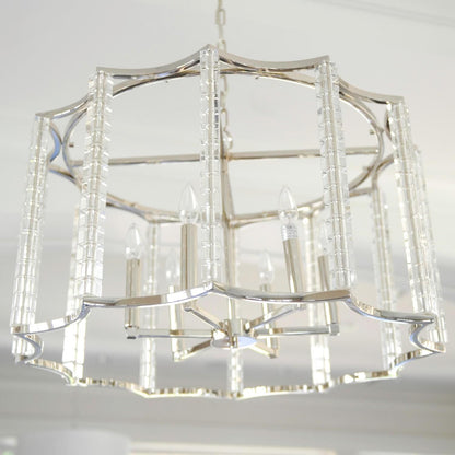 Crystorama Carson 28 Inch 6 Light Chandelier Cp110496