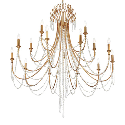 Crystorama Arcadia 46 Inch 15 Light Chandelier Cp527007