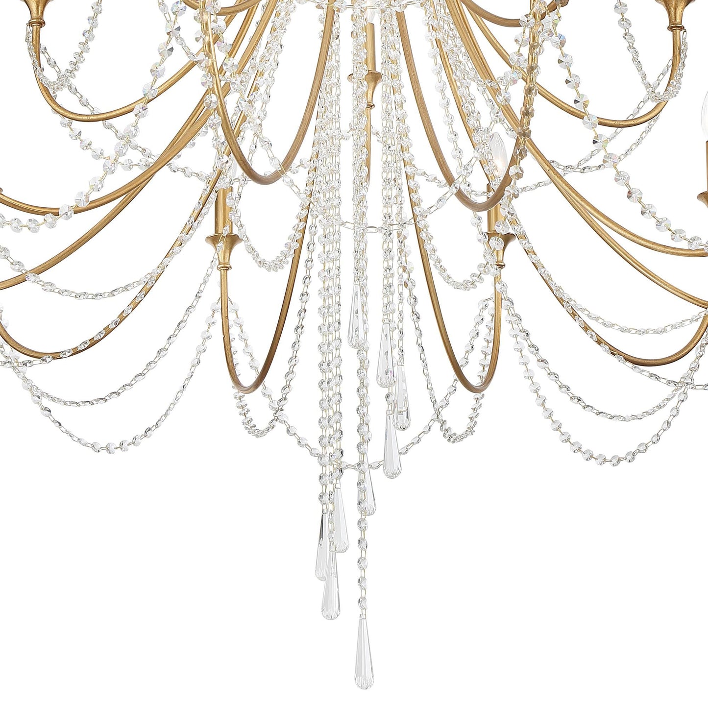 Crystorama Arcadia 46 Inch 15 Light Chandelier Cp527007