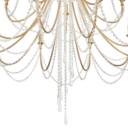 Crystorama Arcadia 46 Inch 15 Light Chandelier Cp527007