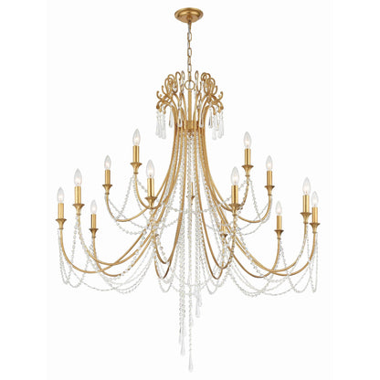 Crystorama Arcadia 46 Inch 15 Light Chandelier Cp527007