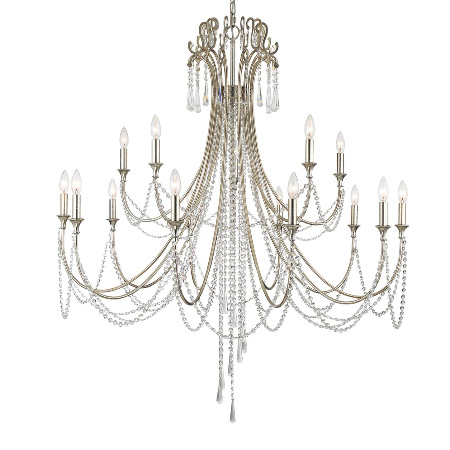 Crystorama Arcadia 46 Inch 15 Light Chandelier Cp527007