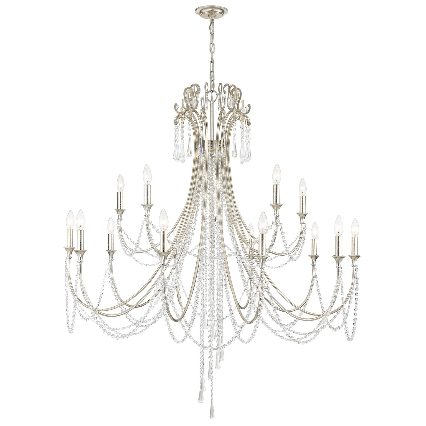 Crystorama Arcadia 46 Inch 15 Light Chandelier Cp527007