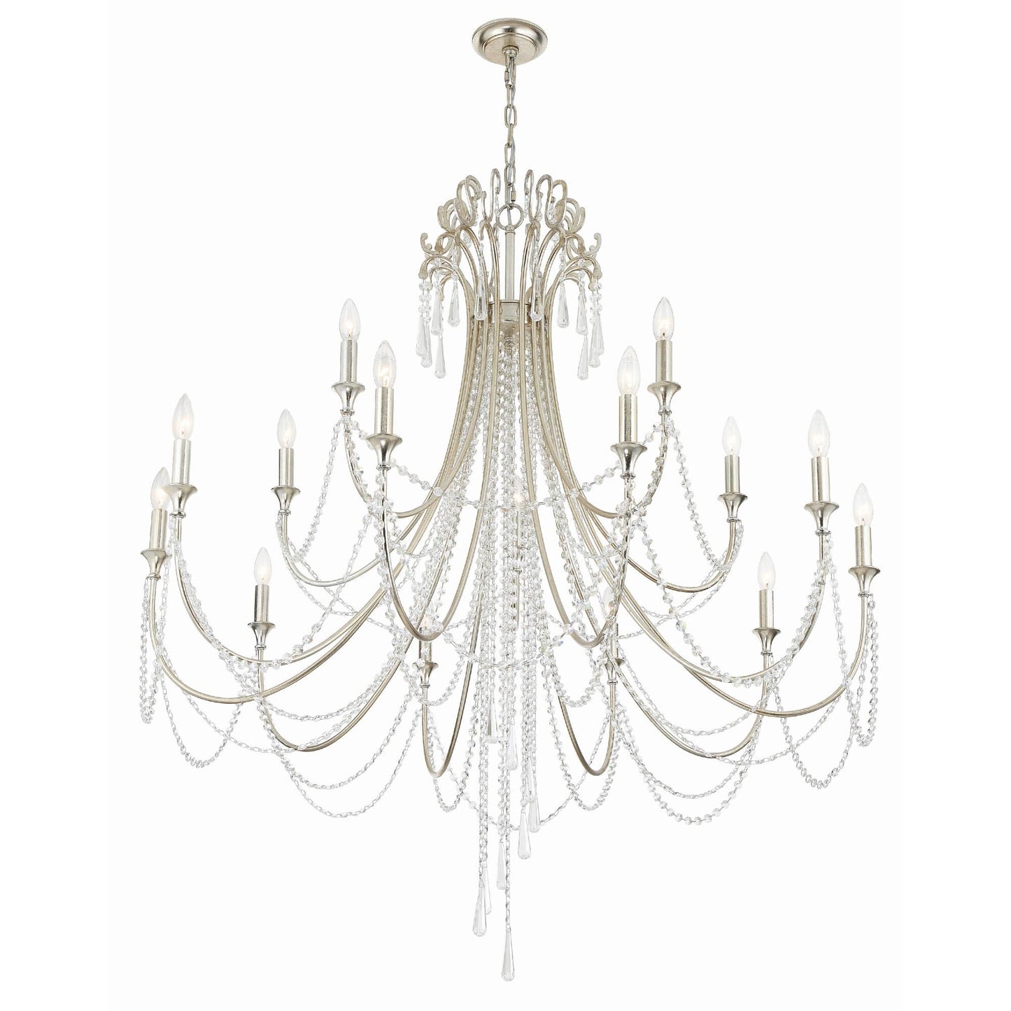 Crystorama Arcadia 46 Inch 15 Light Chandelier Cp527007