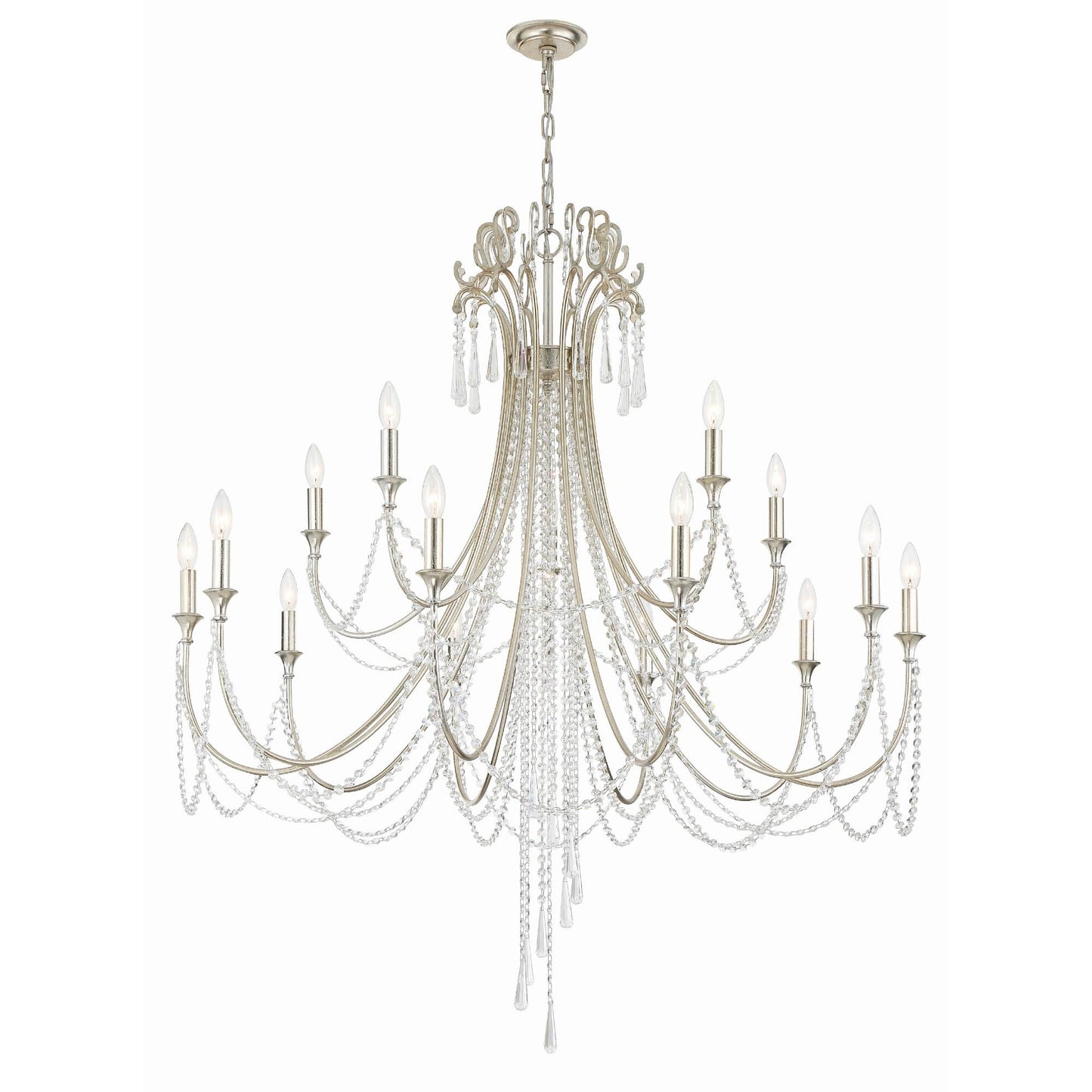 Crystorama Arcadia 46 Inch 15 Light Chandelier Cp527007