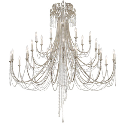 Crystorama Arcadia 61 Inch 28 Light Chandelier Cp527008