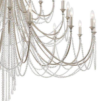 Crystorama Arcadia 61 Inch 28 Light Chandelier Cp527008