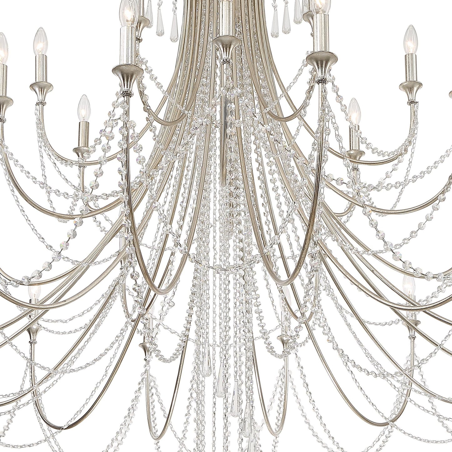 Crystorama Arcadia 61 Inch 28 Light Chandelier Cp527008