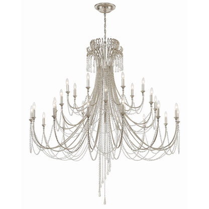 Crystorama Arcadia 61 Inch 28 Light Chandelier Cp527008