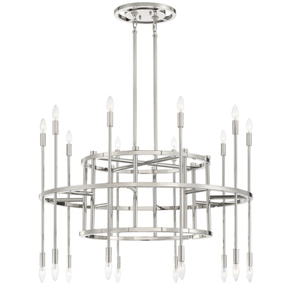 Crystorama Aries 40 Inch Chandelier Cp527000