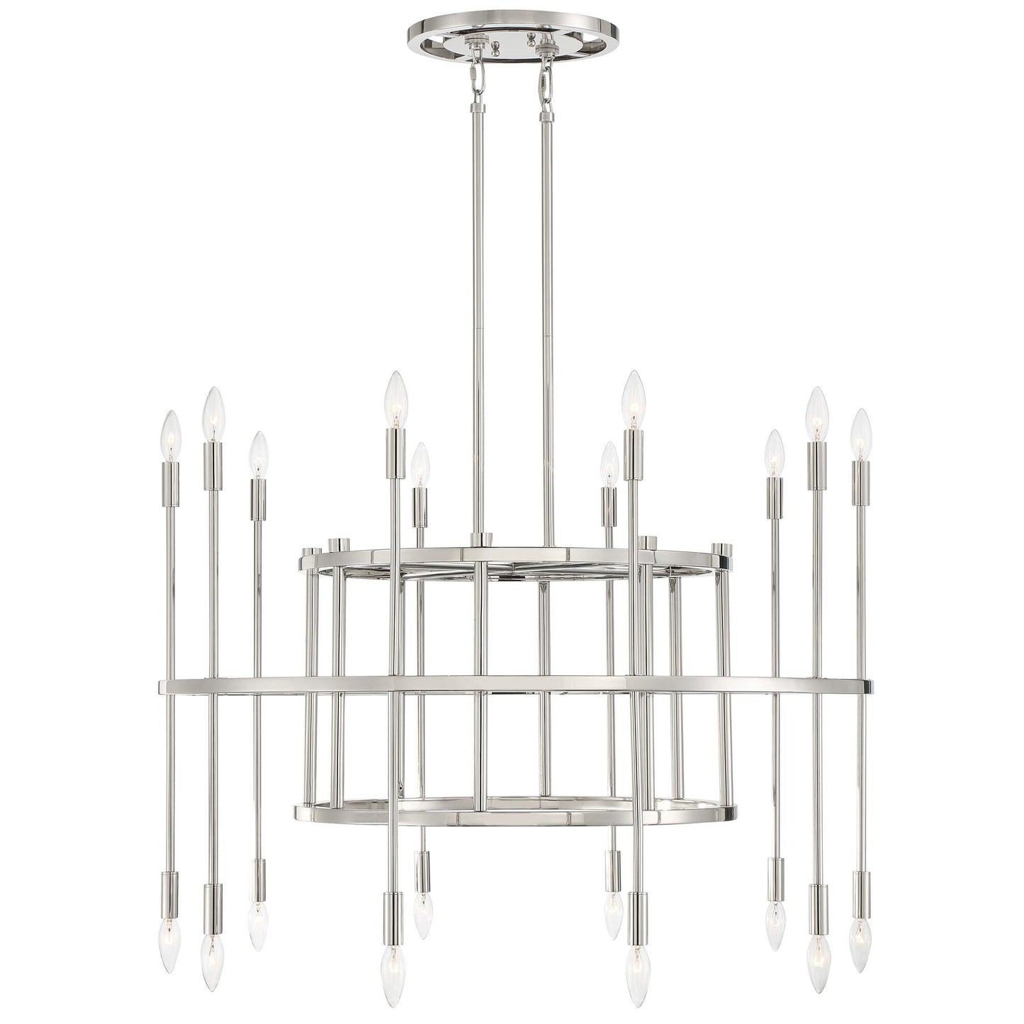 Crystorama Aries 40 Inch Chandelier Cp527000