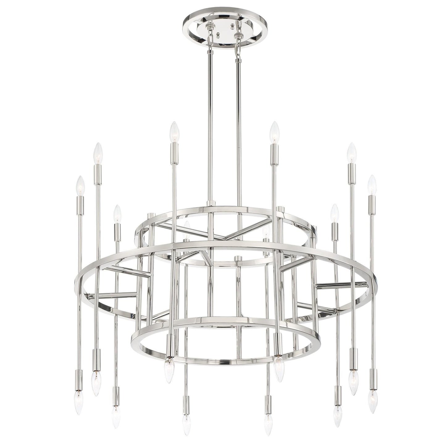 Crystorama Aries 40 Inch Chandelier Cp527000