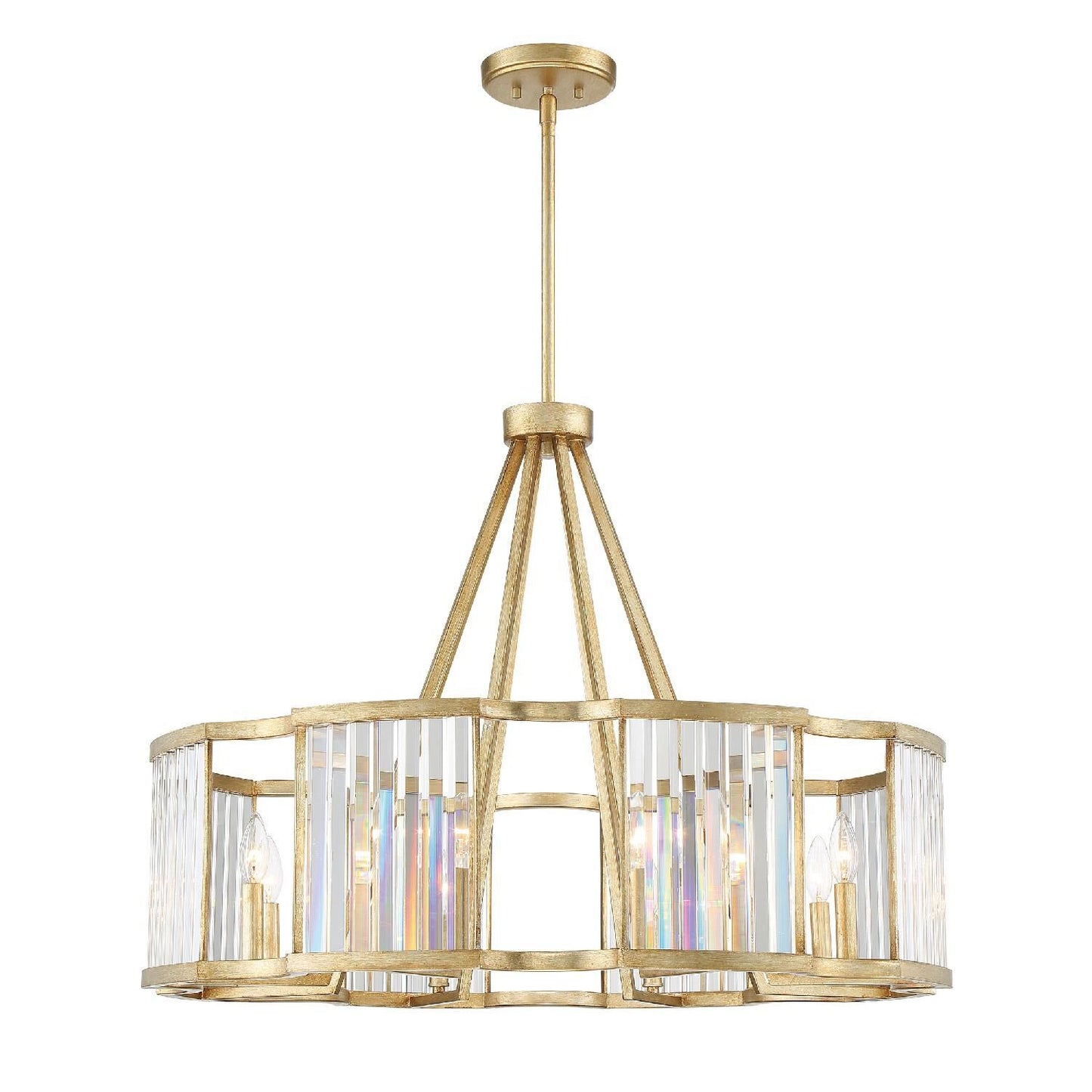 Crystorama Darcy 33 Inch 8 Light Chandelier Cp389752