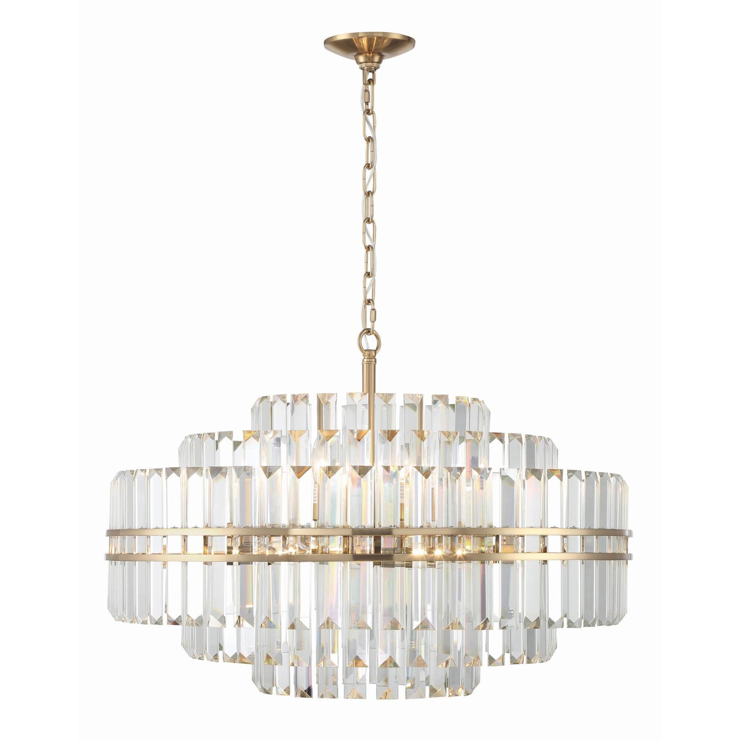 Crystorama Hayes 28 Inch 16 Light Chandelier Cp787753