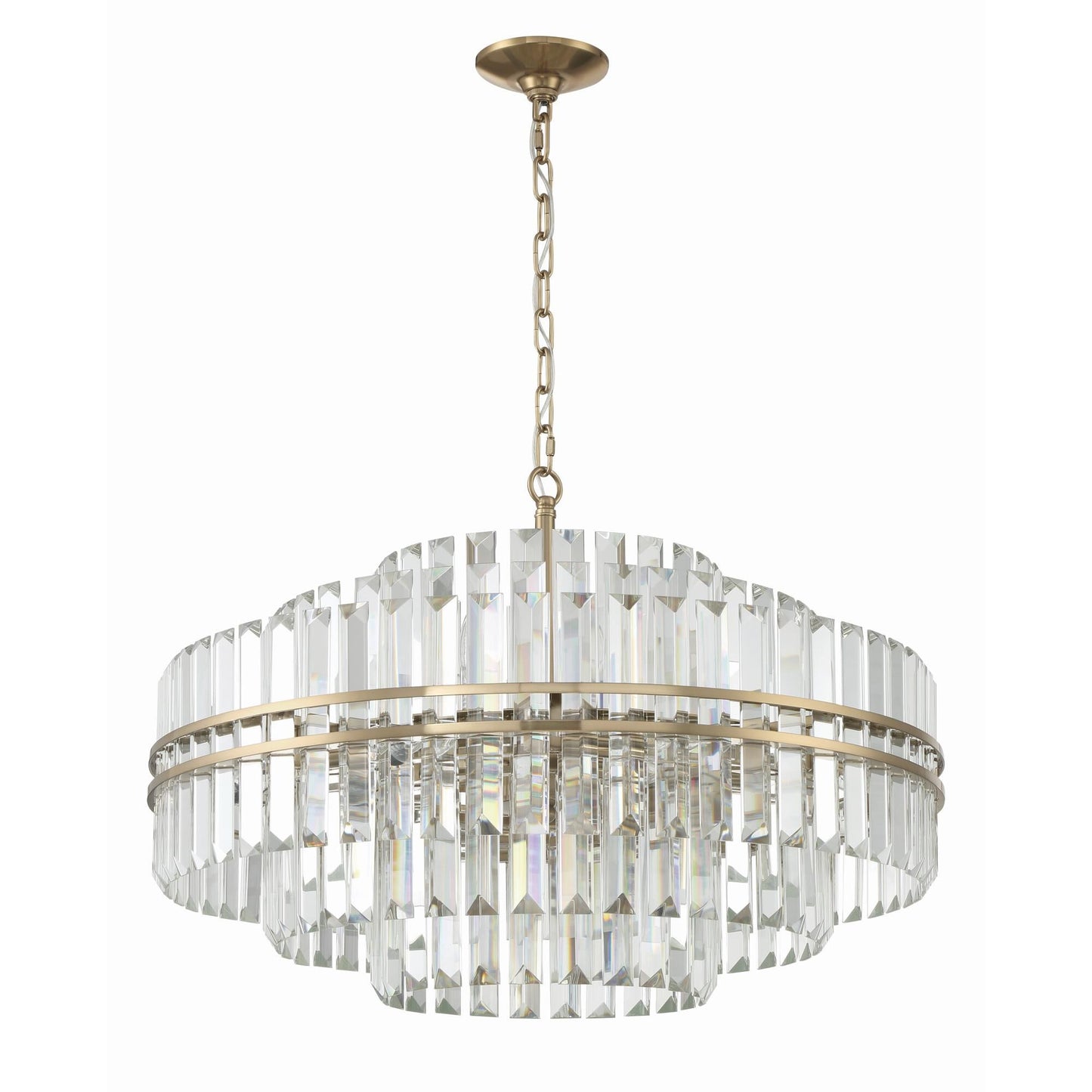 Crystorama Hayes 28 Inch 16 Light Chandelier Cp787753