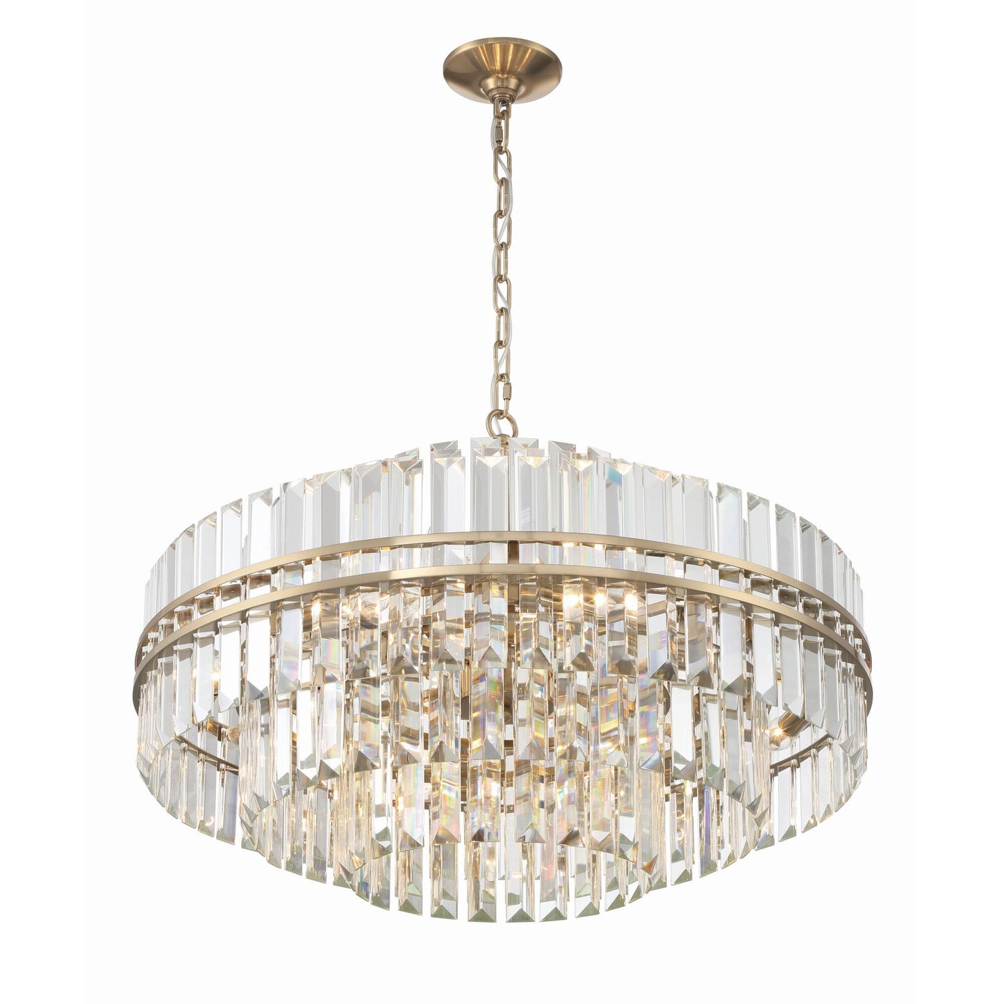 Crystorama Hayes 28 Inch 16 Light Chandelier Cp787753