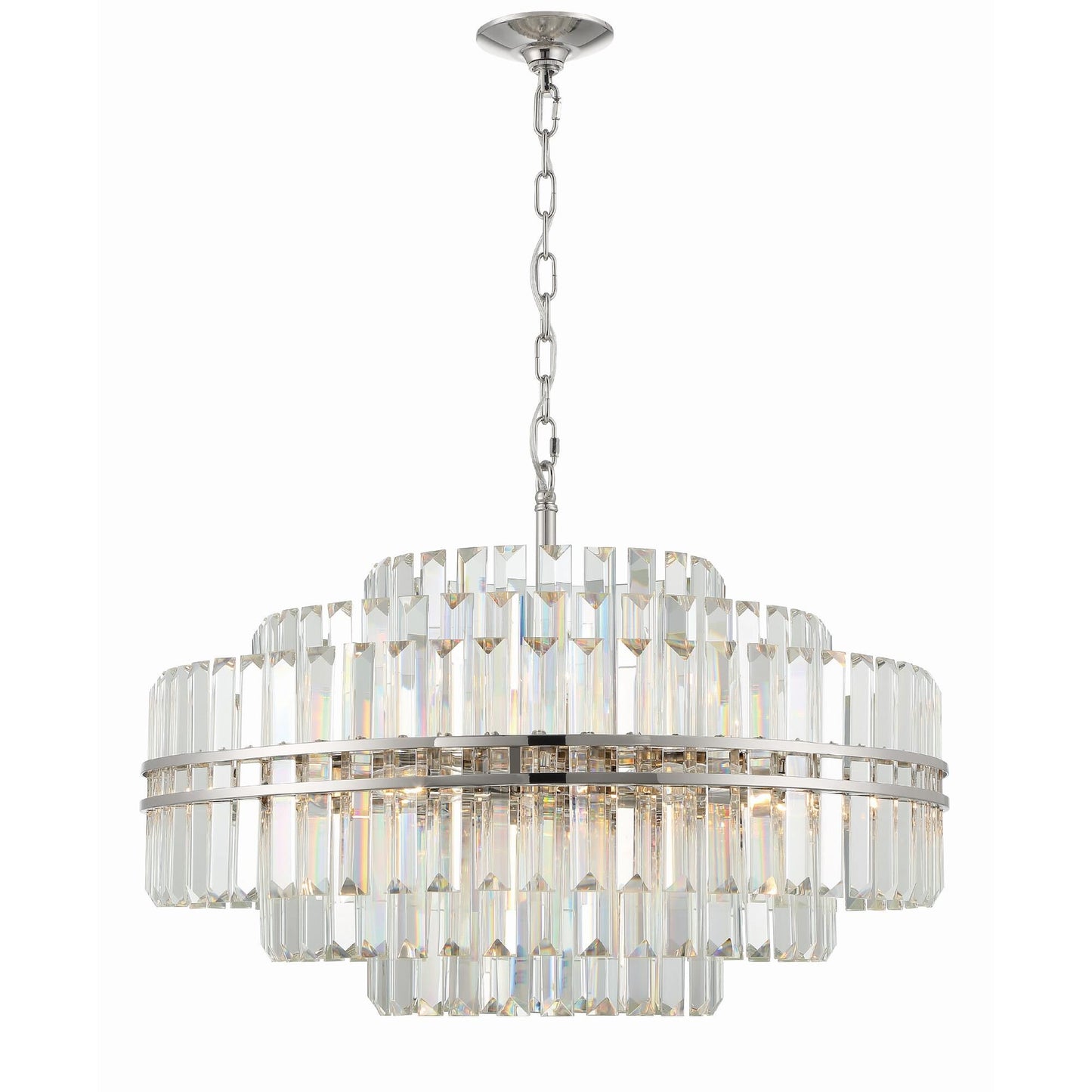 Crystorama Hayes 28 Inch 16 Light Chandelier Cp753572