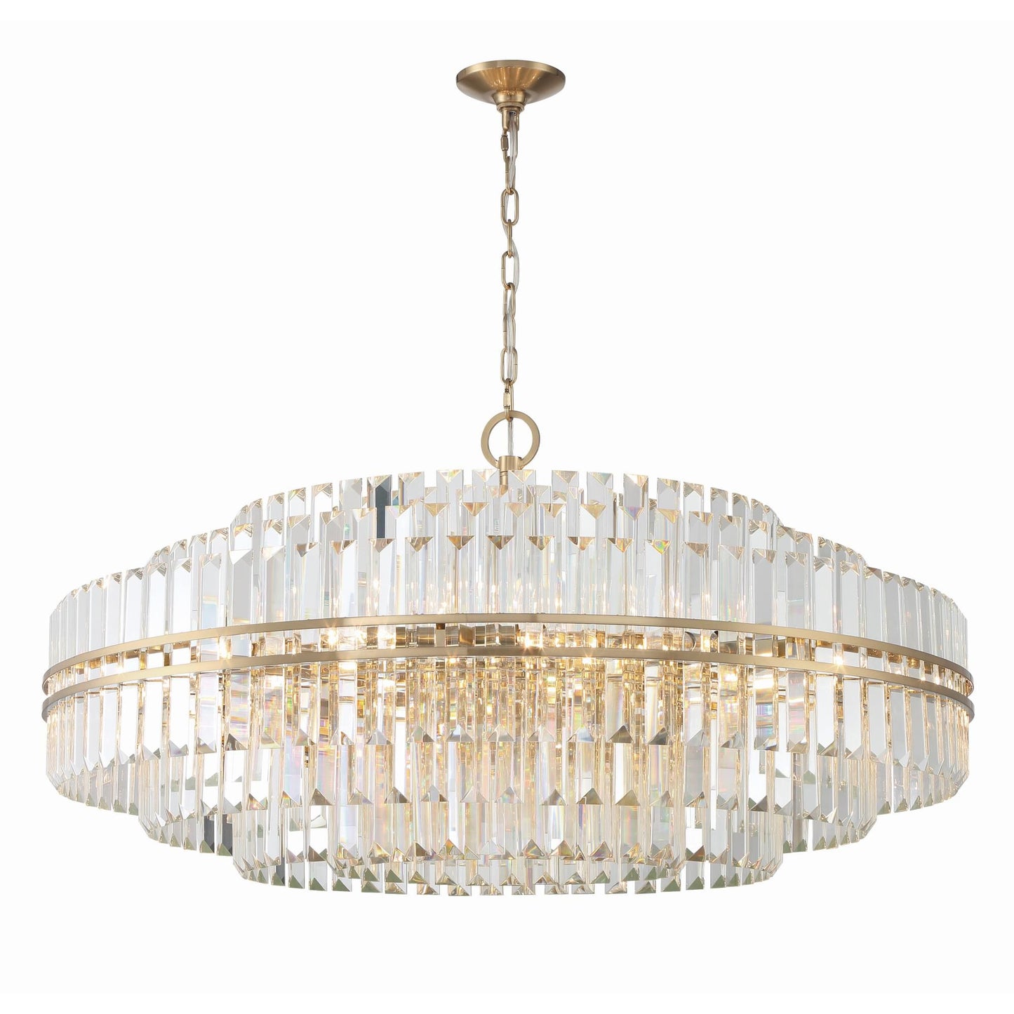 Crystorama Hayes 40 Inch 32 Light Chandelier Cp787754