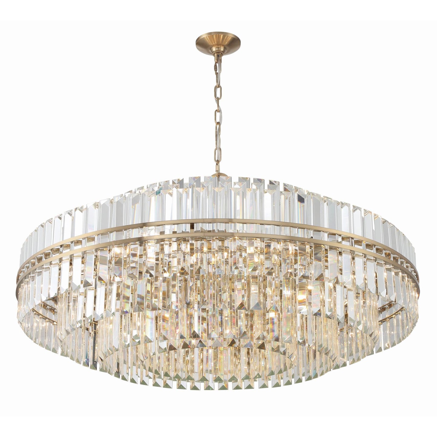 Crystorama Hayes 40 Inch 32 Light Chandelier Cp787754