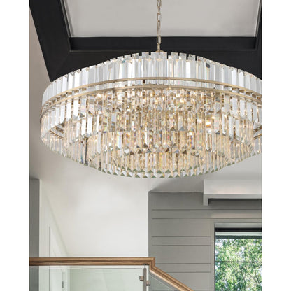 Crystorama Hayes 40 Inch 32 Light Chandelier Cp787754