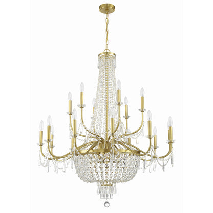 Crystorama Haywood 40 Inch 22 Light Chandelier Cp797223