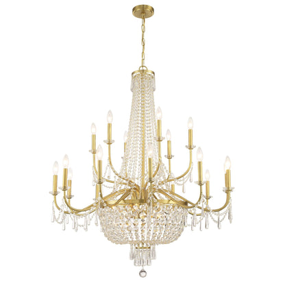 Crystorama Haywood 40 Inch 22 Light Chandelier Cp797223