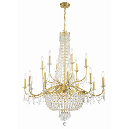 Crystorama Haywood 40 Inch 22 Light Chandelier Cp797223