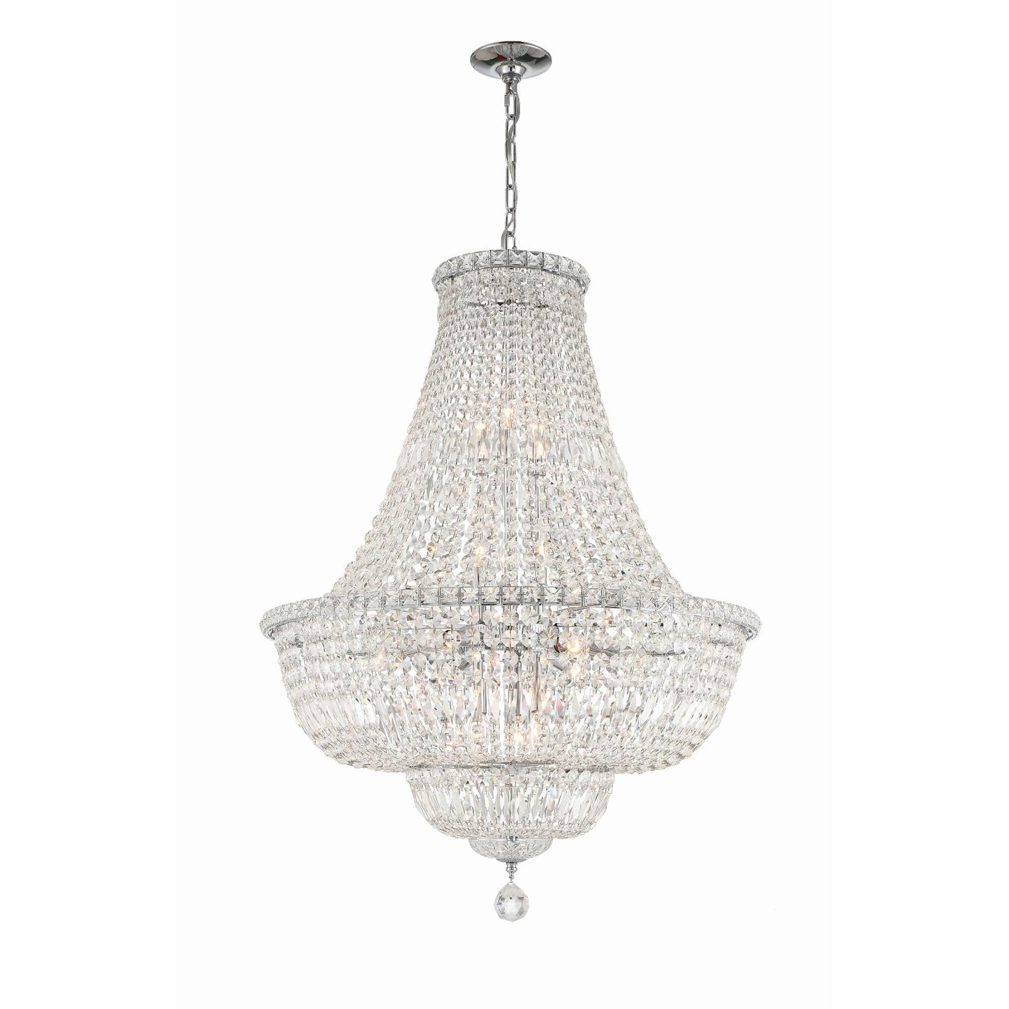 Crystorama Roslyn 28 Inch Chandelier Cp775786