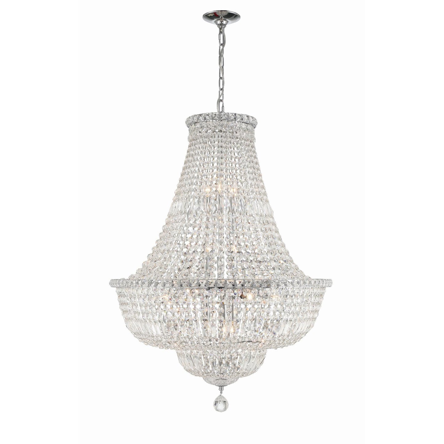 Crystorama Roslyn 28 Inch Chandelier Cp775786