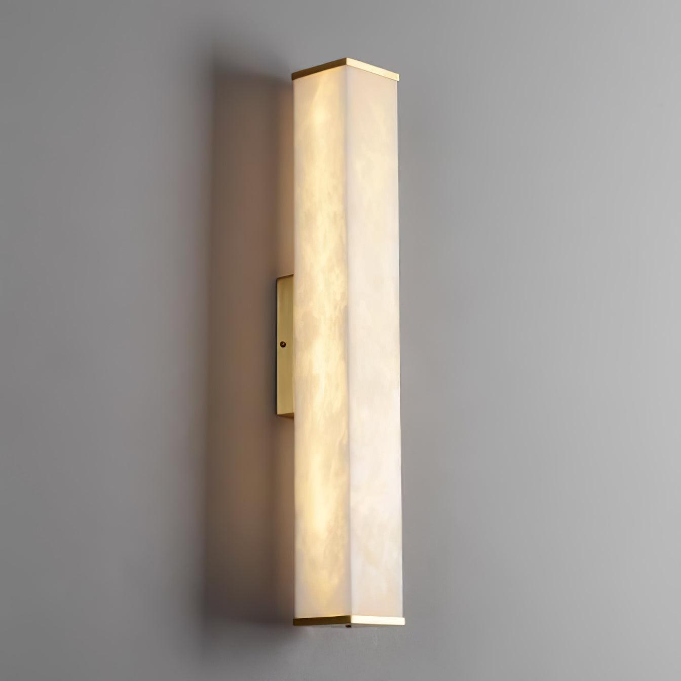 Cuboid Alabaster Wall Light