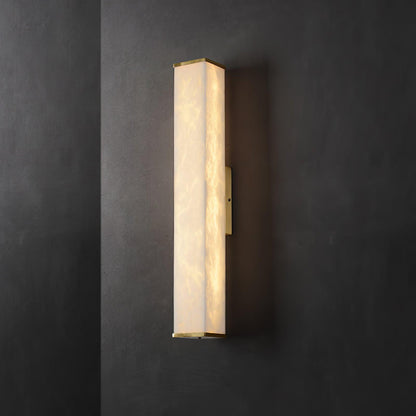 Cuboid Alabaster Wall Light