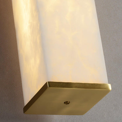 Cuboid Alabaster Wall Light