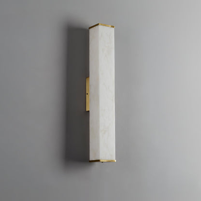 Cuboid Alabaster Wall Light