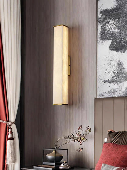 Cuboid Alabaster Wall Light