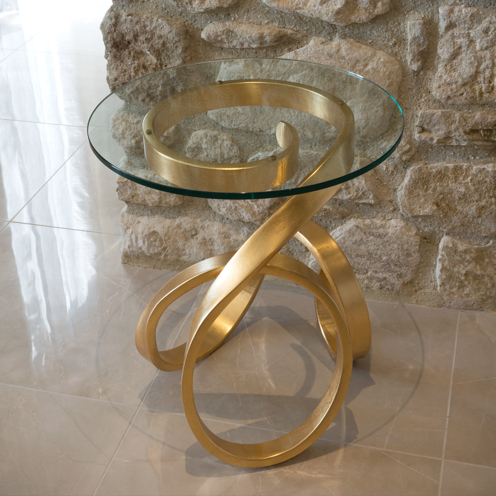 Exclusive Contemporary Gold Side Table