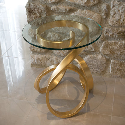 Exclusive Contemporary Gold Side Table