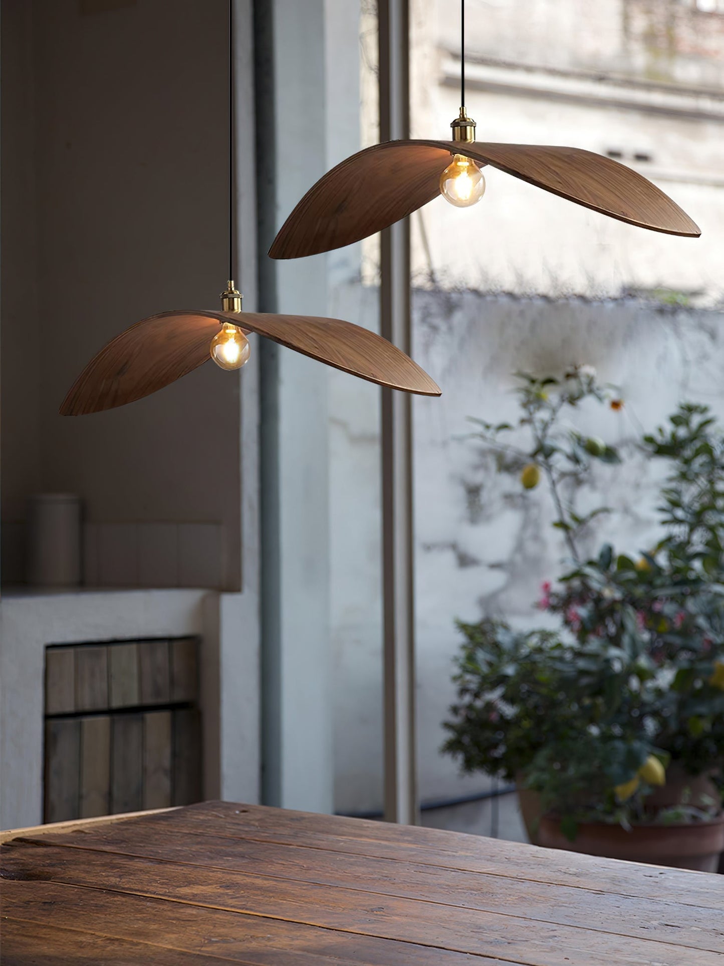 Curve Wooden Pendant Lamp