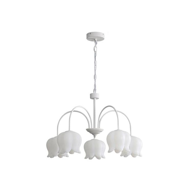 Curved Arm Bell Chandelier