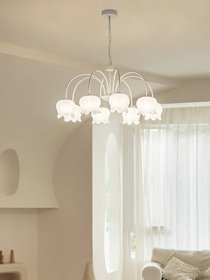 Curved Arm Bell Chandelier