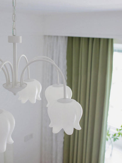 Curved Arm Bell Chandelier