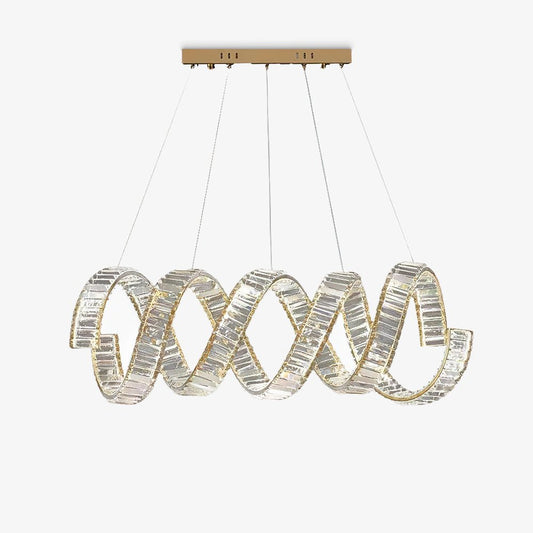 Curved LED Chandelier