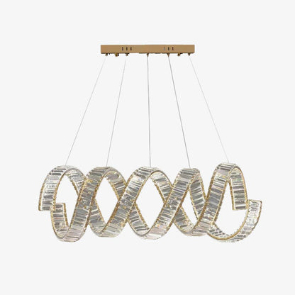 Curved LED Chandelier