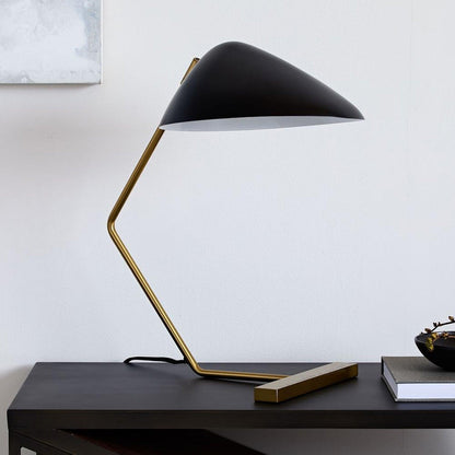 Curvilinear Mid-Century Table Lamp